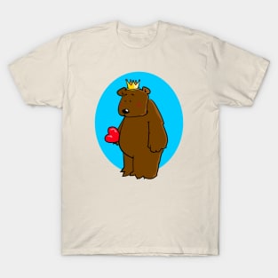 Bear King in Love T-Shirt